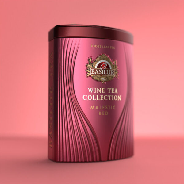 BASILUR Wine Tea Majestic Red plech 75g
